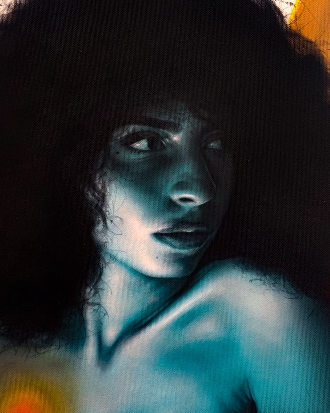 Giovane lacrima — 73x73cm, 2026 · opera di Rosso Perseo (Piervincenzo Nocera) (immagine 2 di 2)