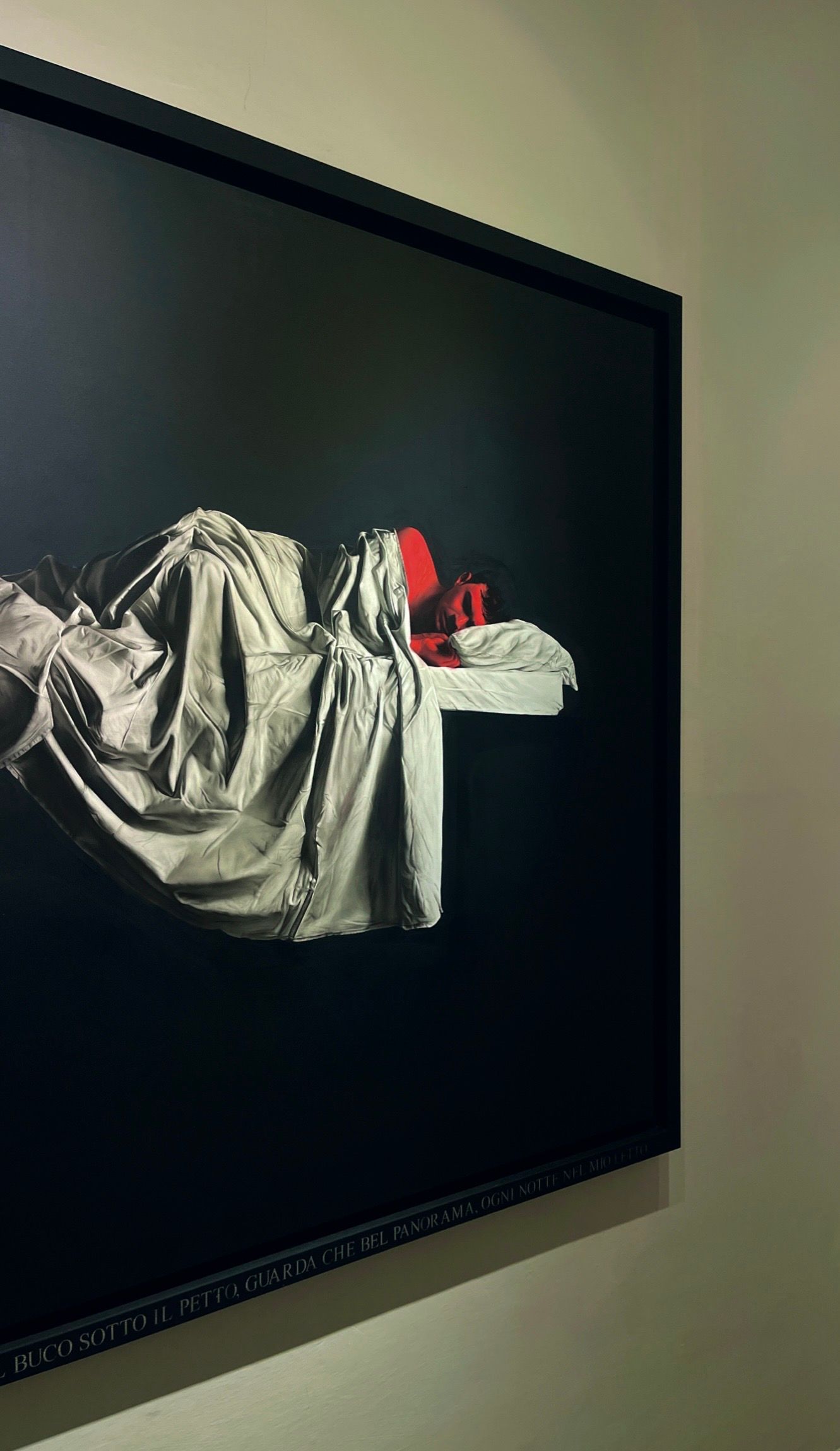 Letto panorama — 160x200cm, 2023 · opera di Rosso Perseo (Piervincenzo Nocera) (immagine 3 di 3)