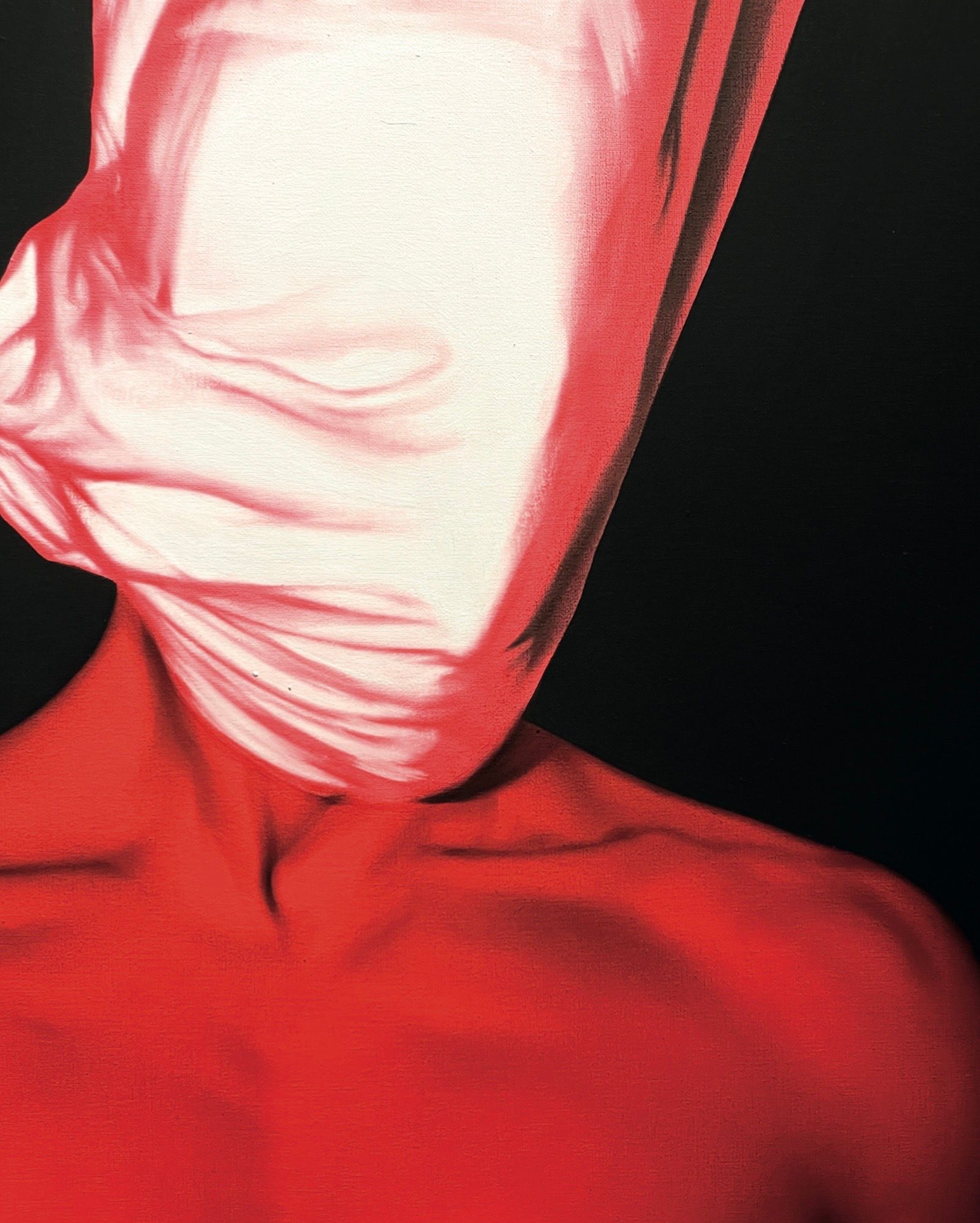 Flux — 100x80cm, 2023 · opera di Rosso Perseo (Piervincenzo Nocera) (immagine 2 di 2)