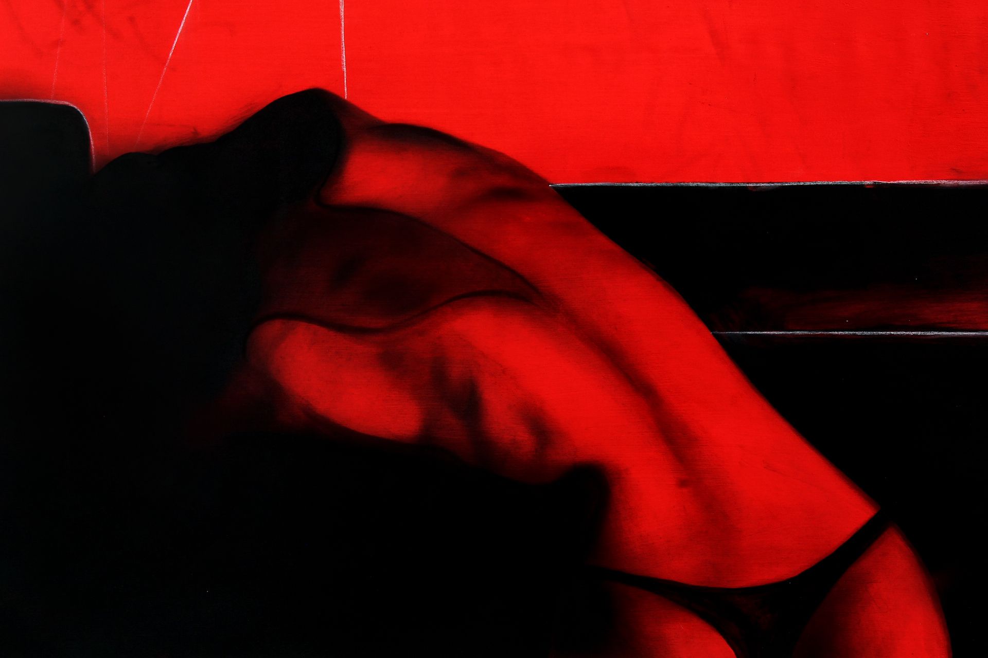 Il profeta in rosso — opera di Rosso Perseo (Piervincenzo Nocera) (immagine 3 di 3)