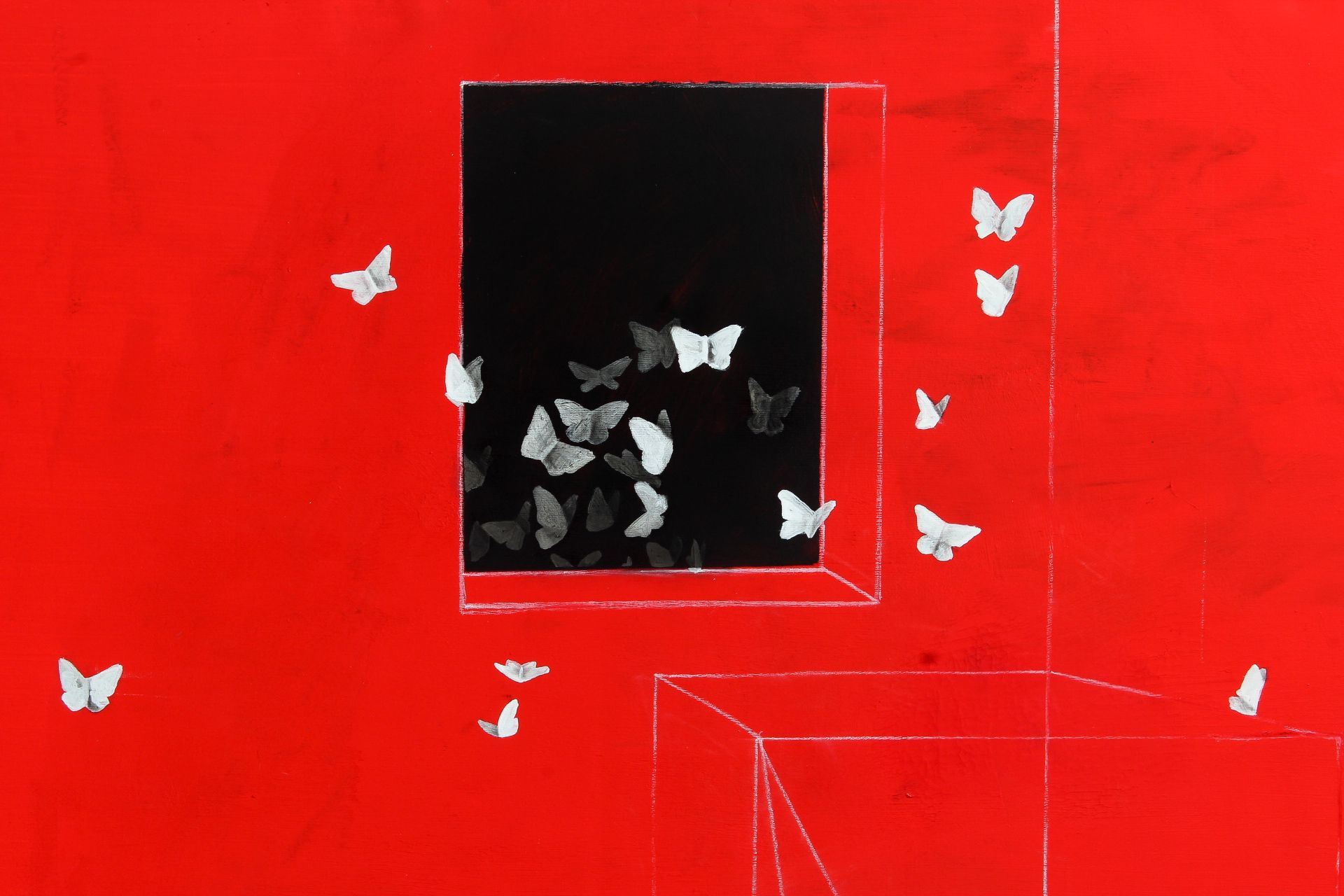 Il profeta in rosso — opera di Rosso Perseo (Piervincenzo Nocera) (immagine 2 di 3)
