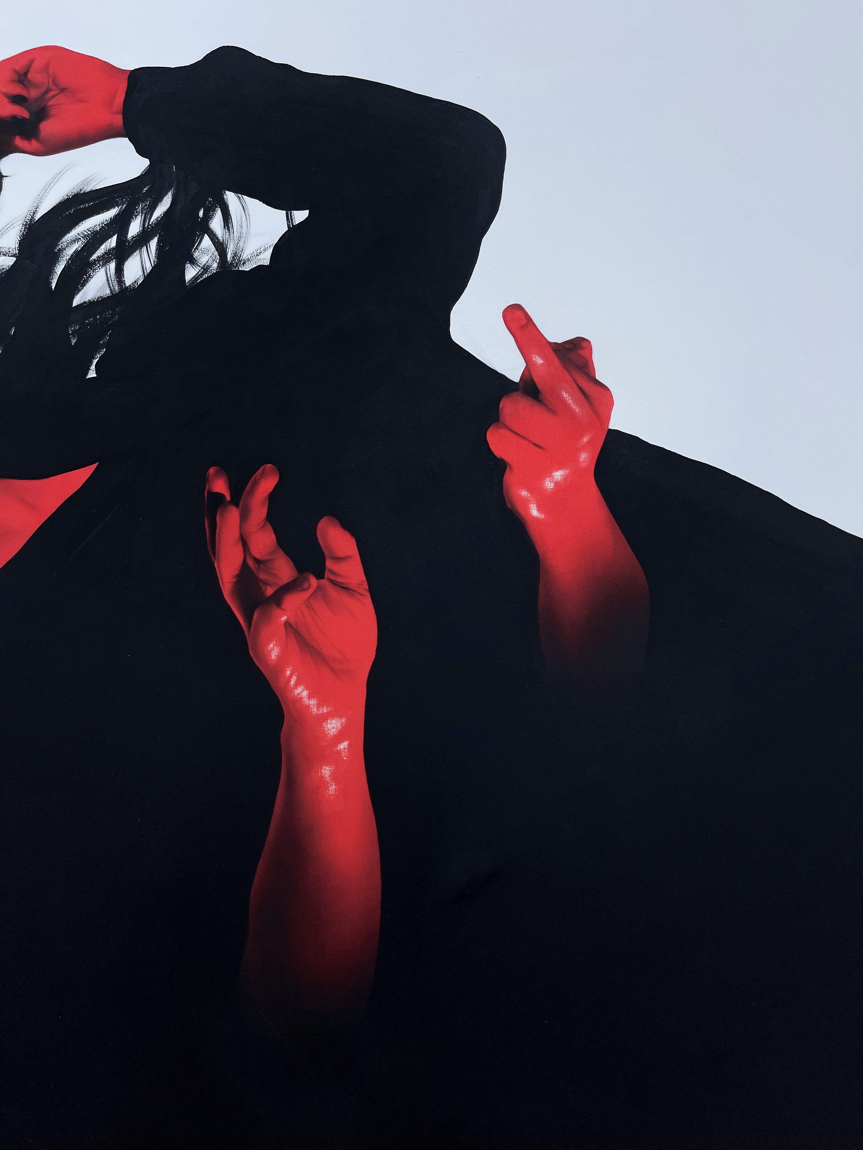 Sorpresa — 135x150cm, 2023 · opera di Rosso Perseo (Piervincenzo Nocera) (immagine 2 di 4)