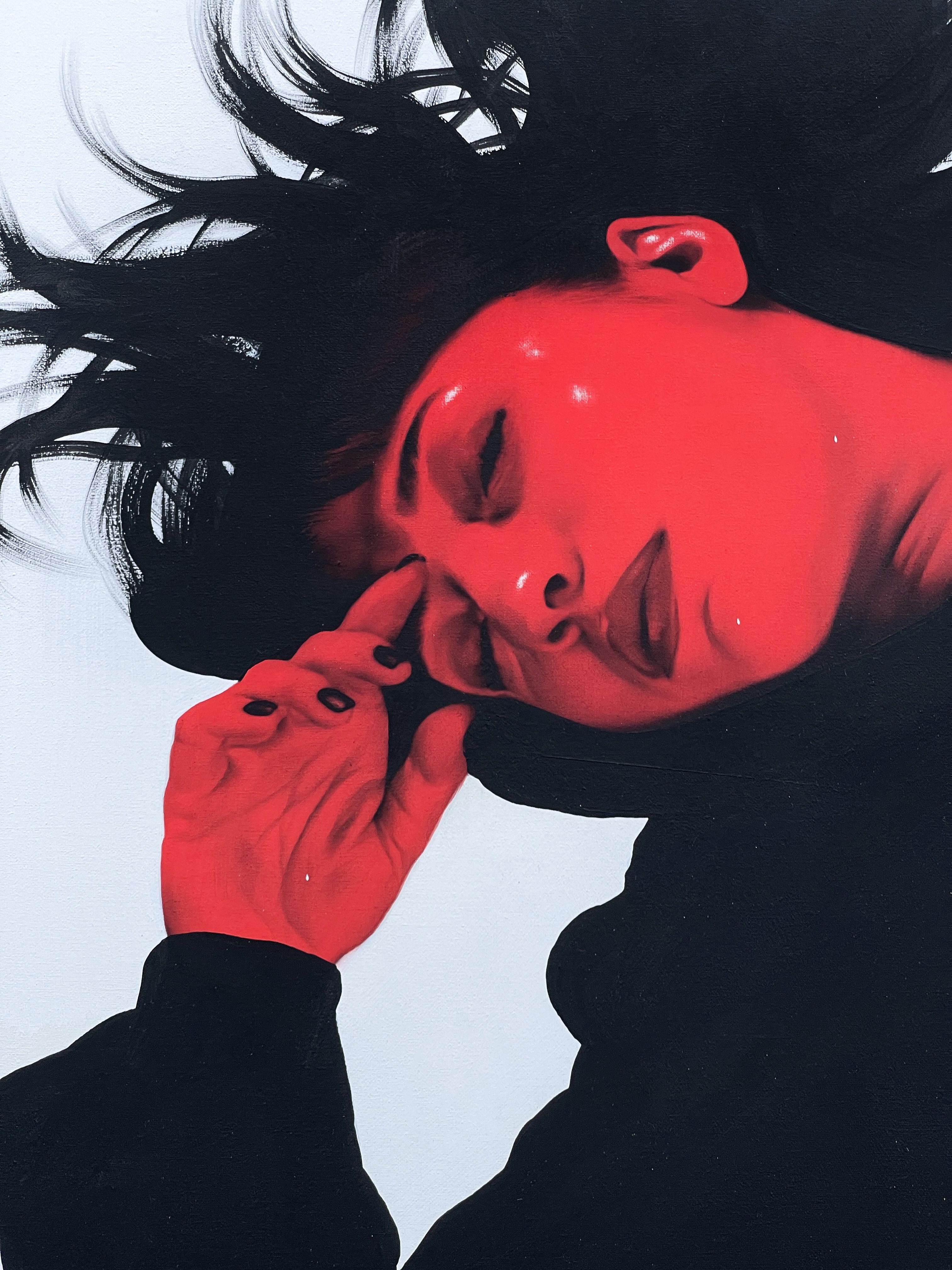 Sorpresa — 135x150cm, 2023 · opera di Rosso Perseo (Piervincenzo Nocera) (immagine 3 di 4)