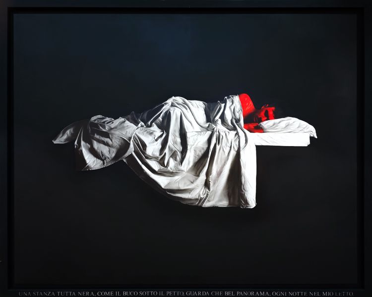 Letto panorama — opera di Rosso Perseo (Piervincenzo Nocera)